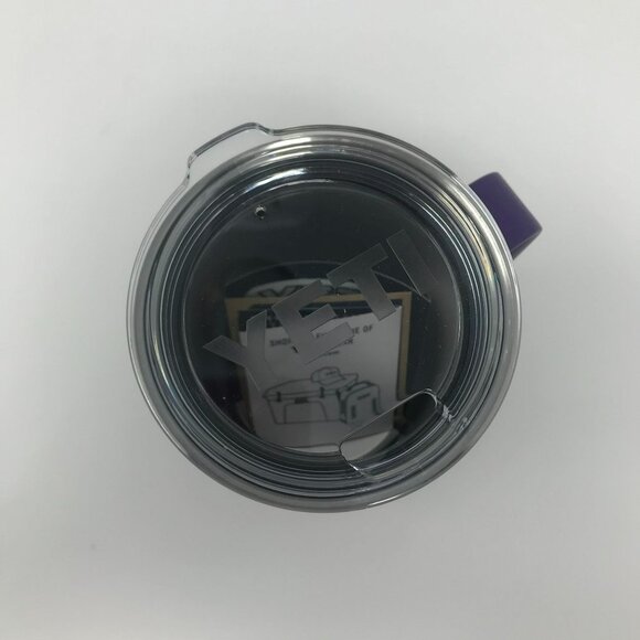 Limited Edition YETI Peak Purple Rambler 24oz Mug with Standard Lid Medium - Picture 4 of 7